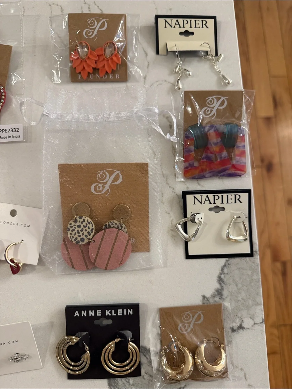 Steve Madden Mixed Color Women's Earring Collection